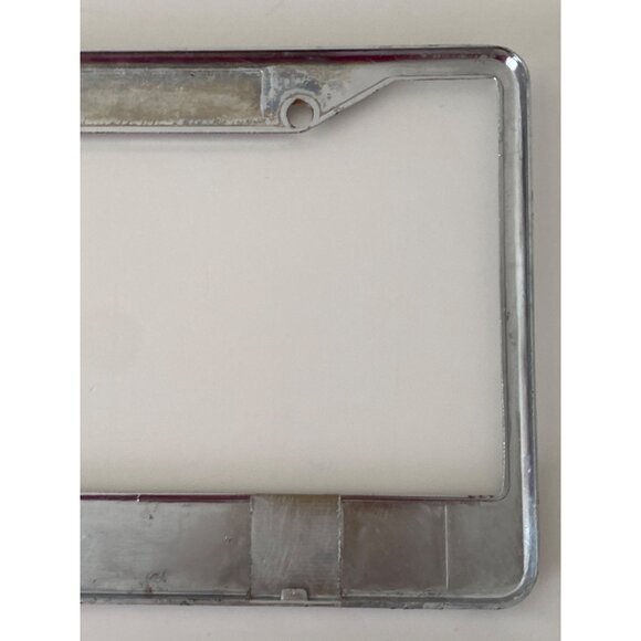 Boston Red Sox 2018 World Series Bold Logo Design Laser license plate Chrome - Picture 9 of 9